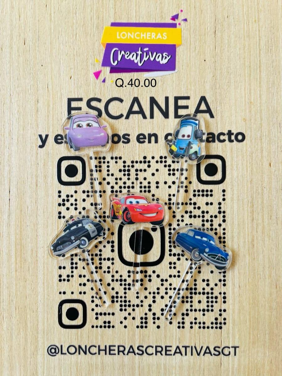 Picks acrílicos Cars