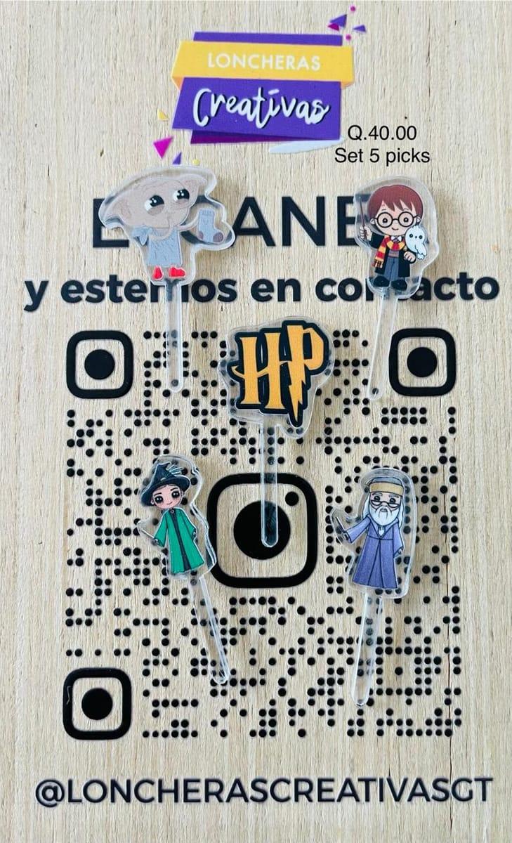 Picks acrílicos Harry Potter 2