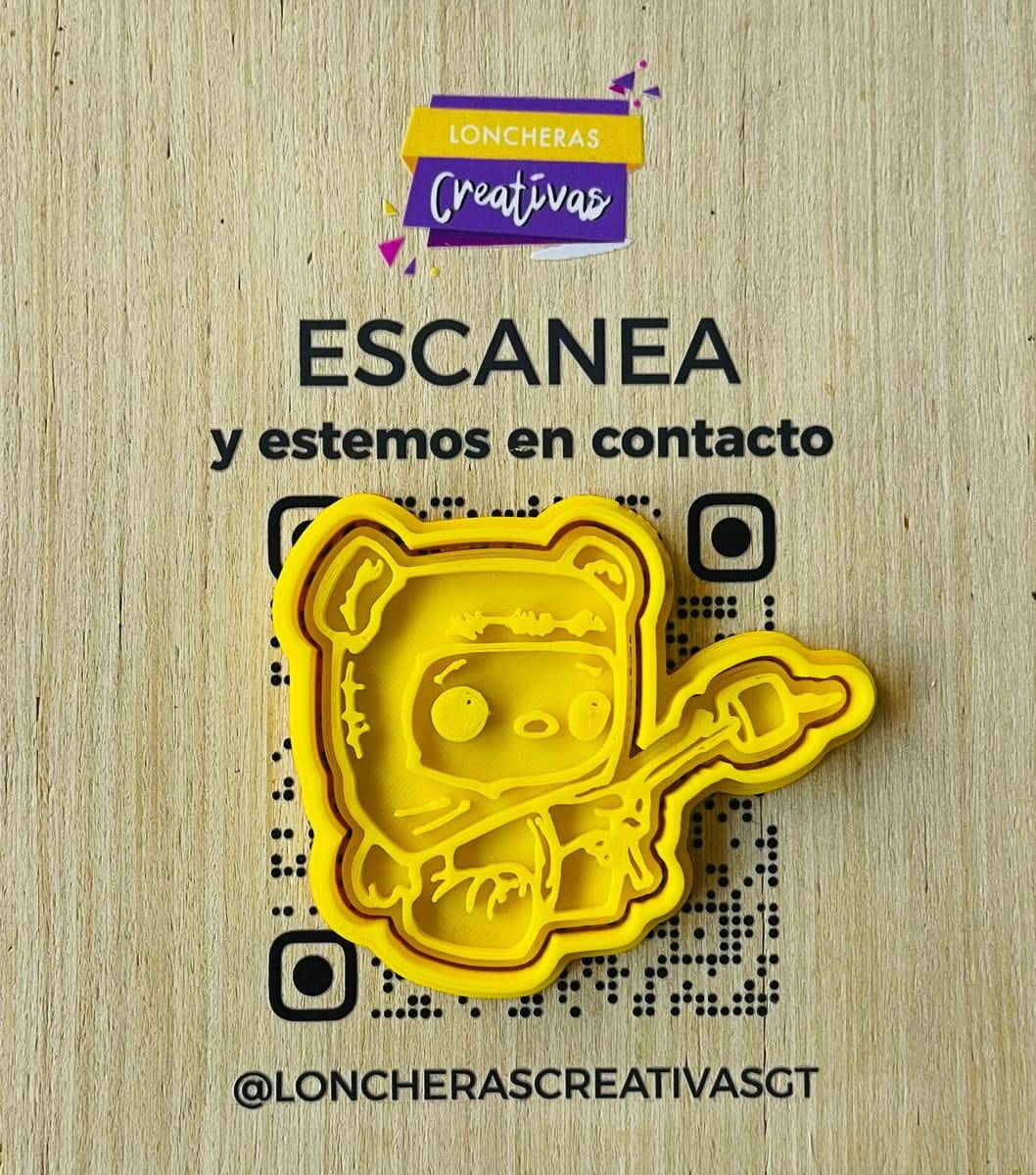 Cortador Osito guitarrista