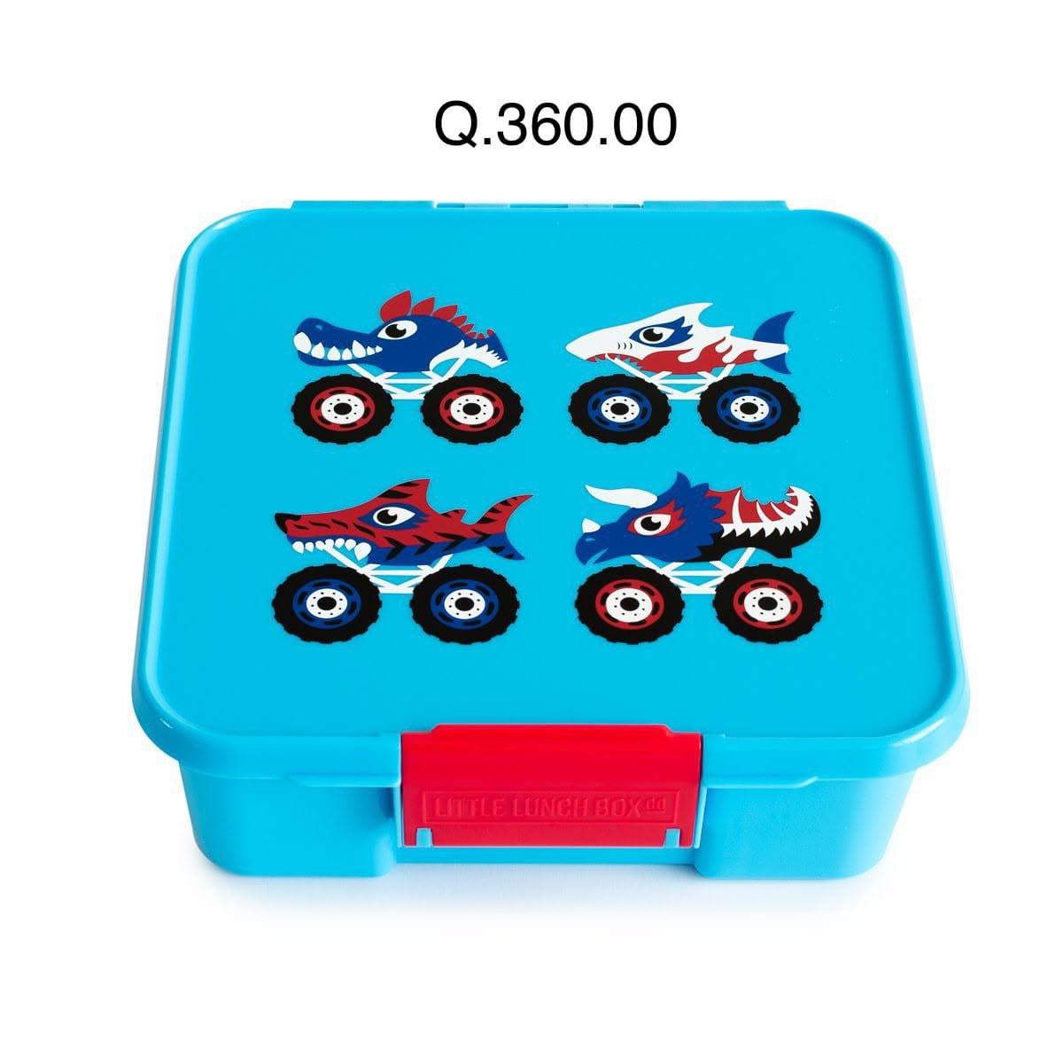 Lonchera Little Lunch Box monster trucks