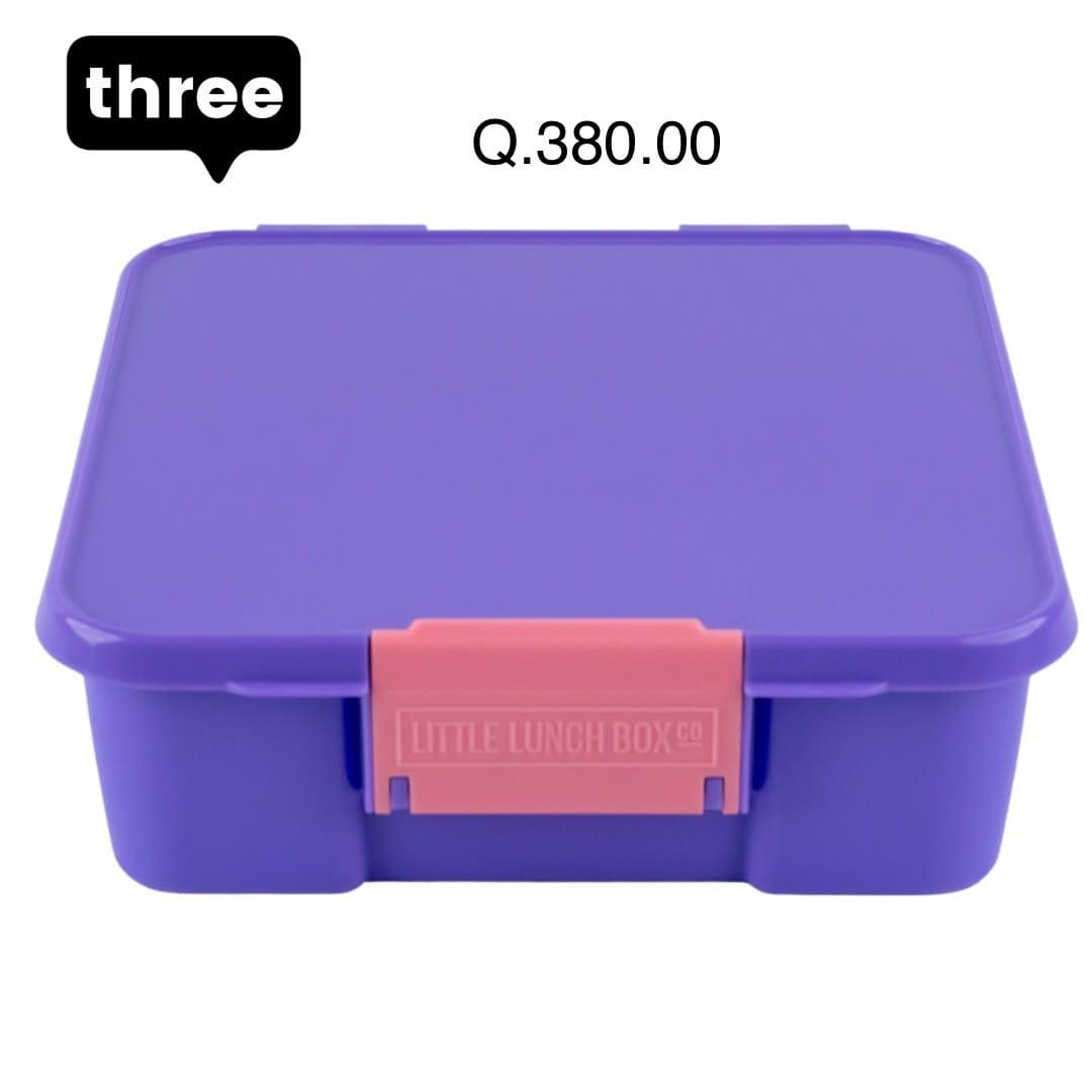 Lonchera Little Lunch Box Bento Three morada
