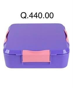Lonchera Little Lunch Box morada con broches