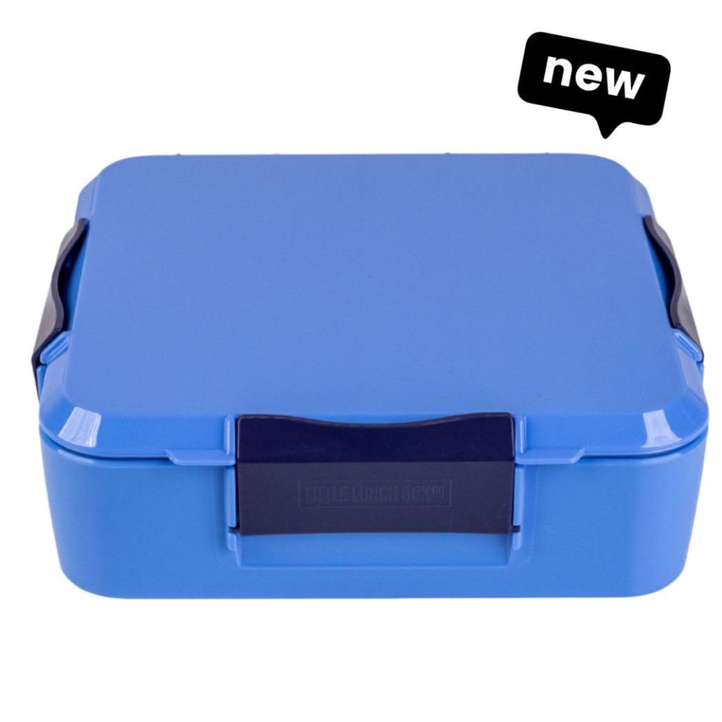 Lonchera Little Lunch Box azul con broches