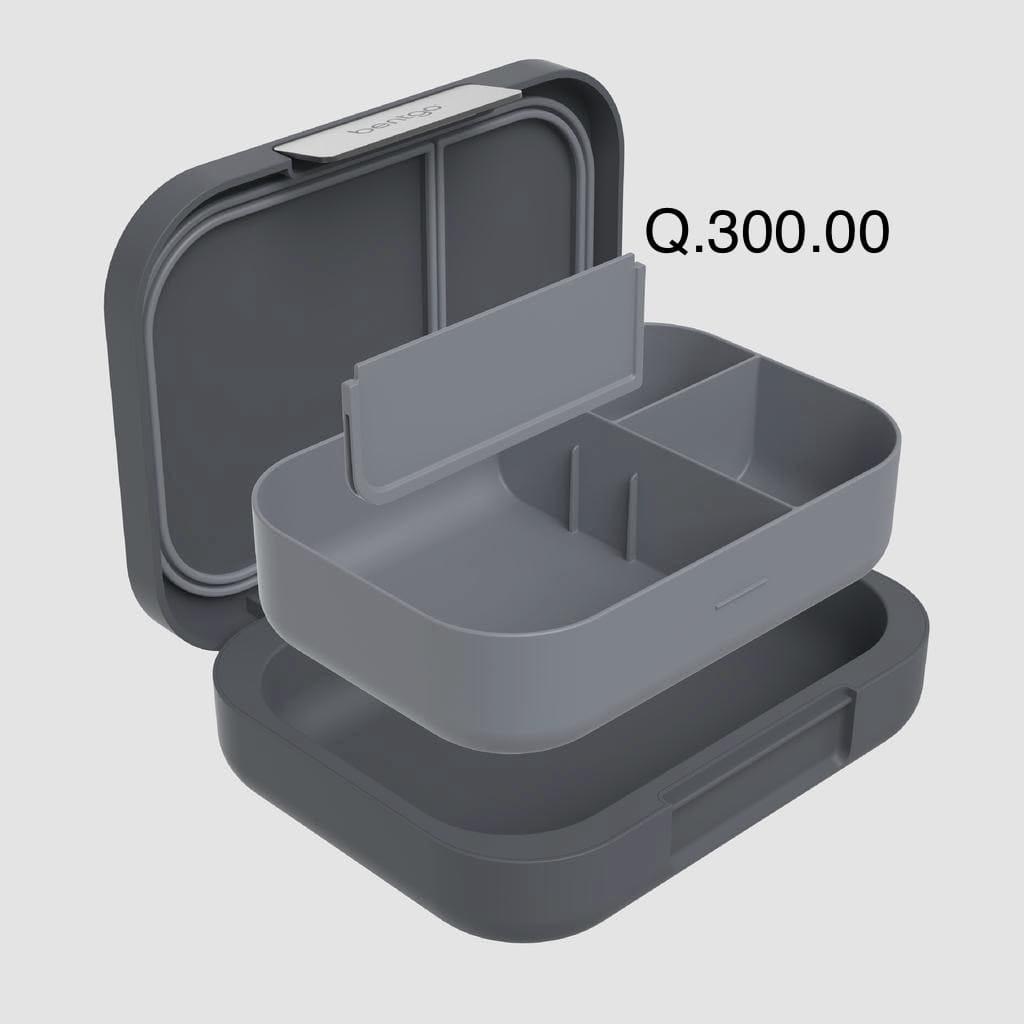 Lonchera bento gris