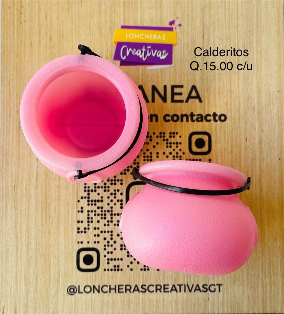Calderitos rosados