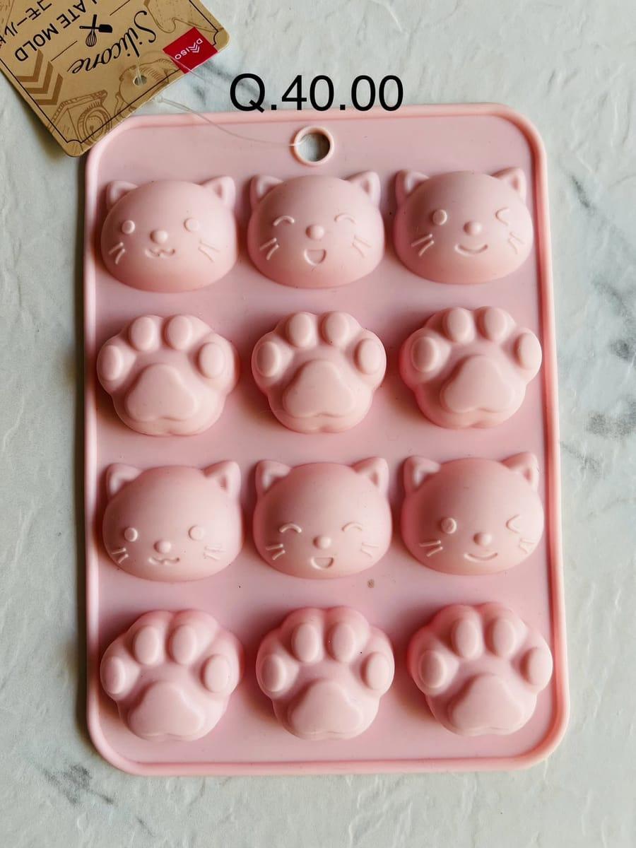 Molde gatitos y patitas