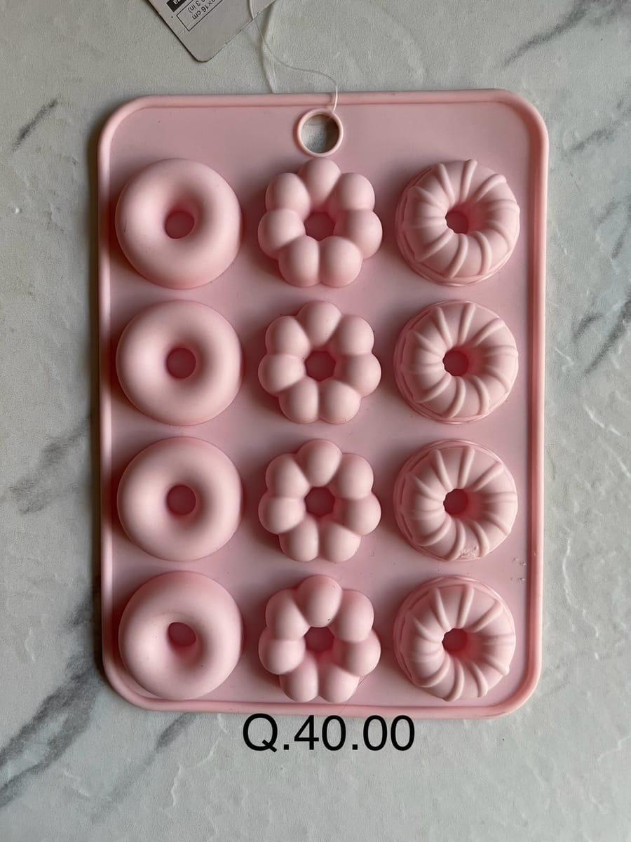 Molde donas y flores