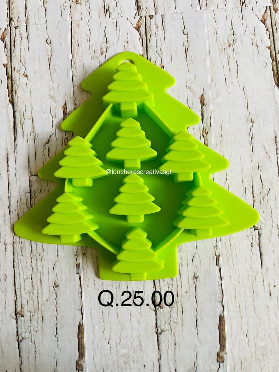 Molde arbolitos de Navidad