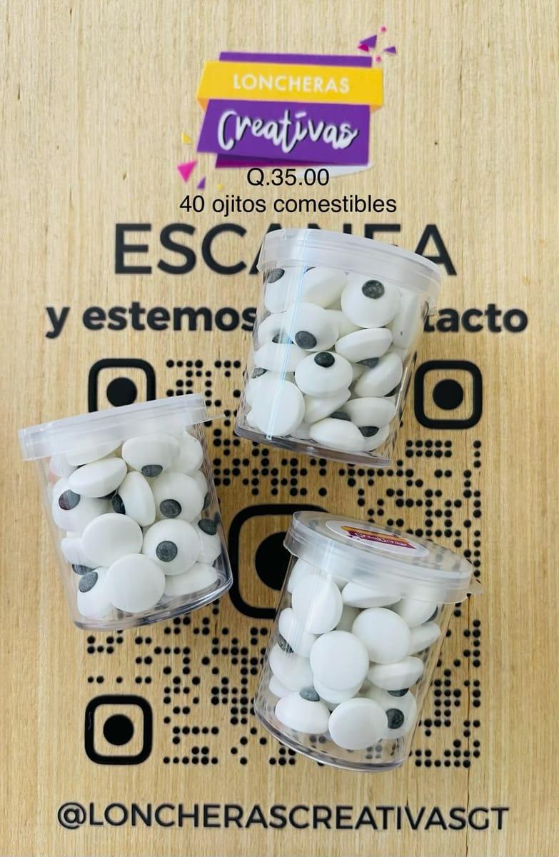 Ojitos comestibles (40 piezas)