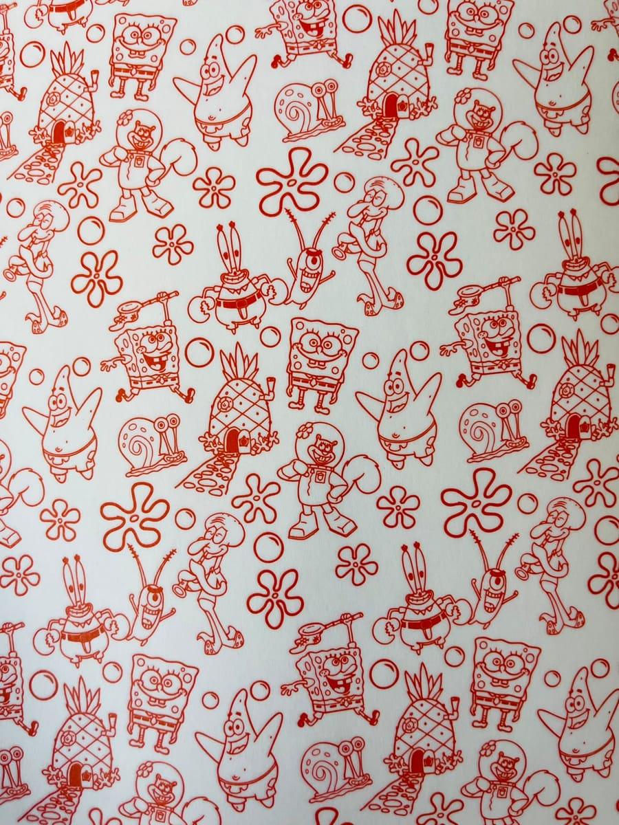 Papel mantequilla Bob Esponja