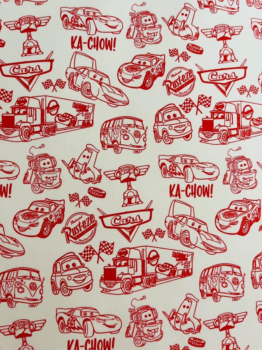 Papel mantequilla Cars