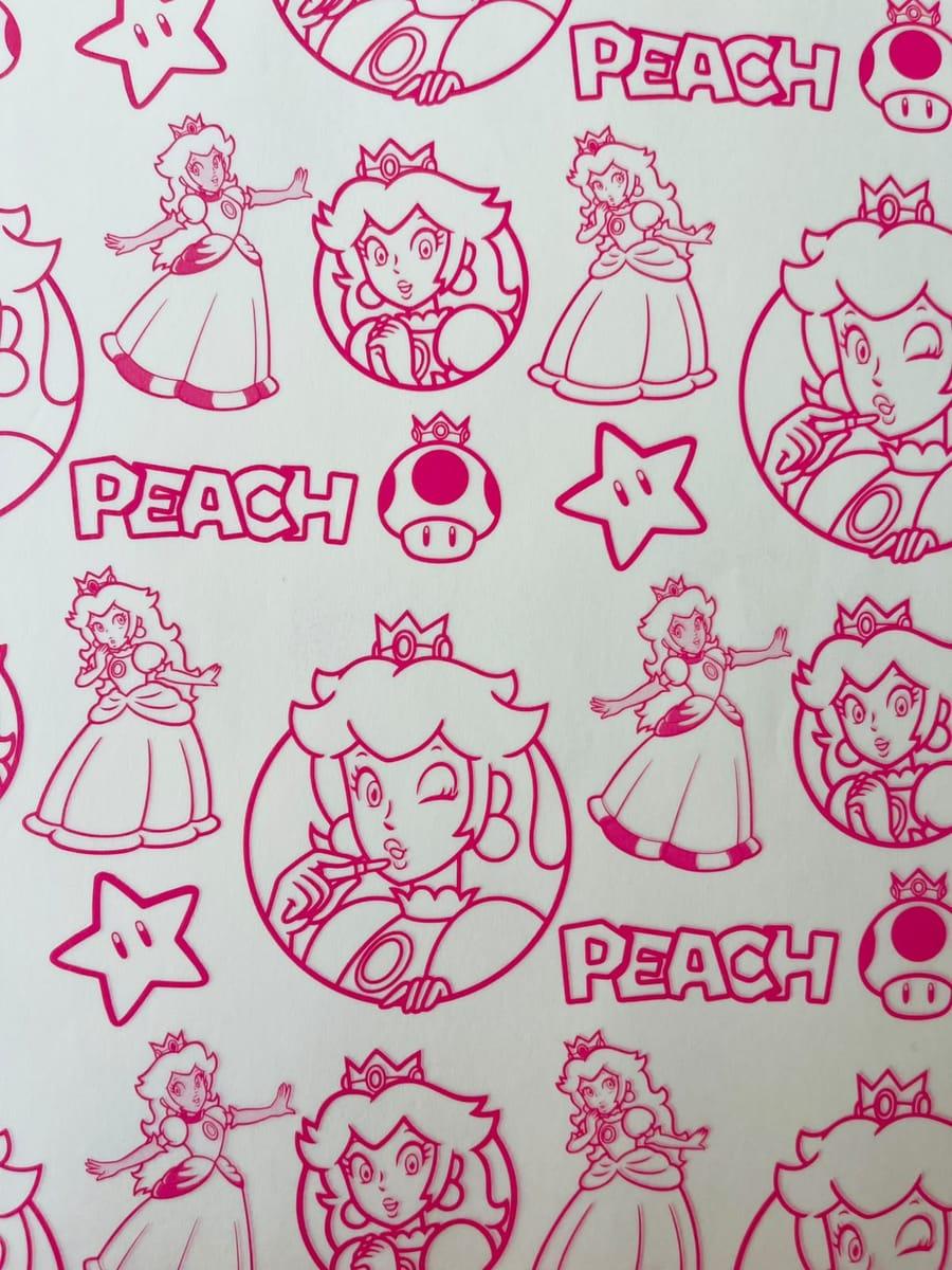 Papel mantequilla Princesa Peach