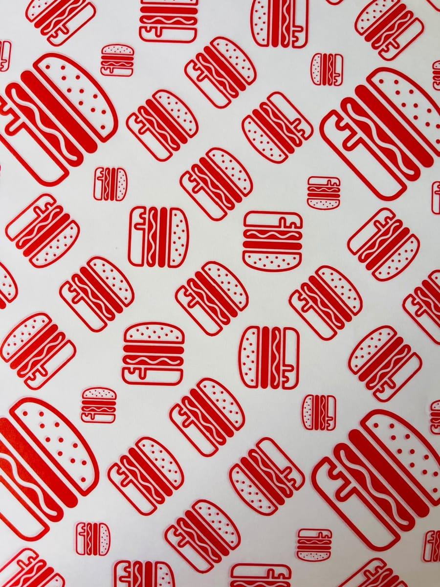 Papel mantequilla Hamburguesas
