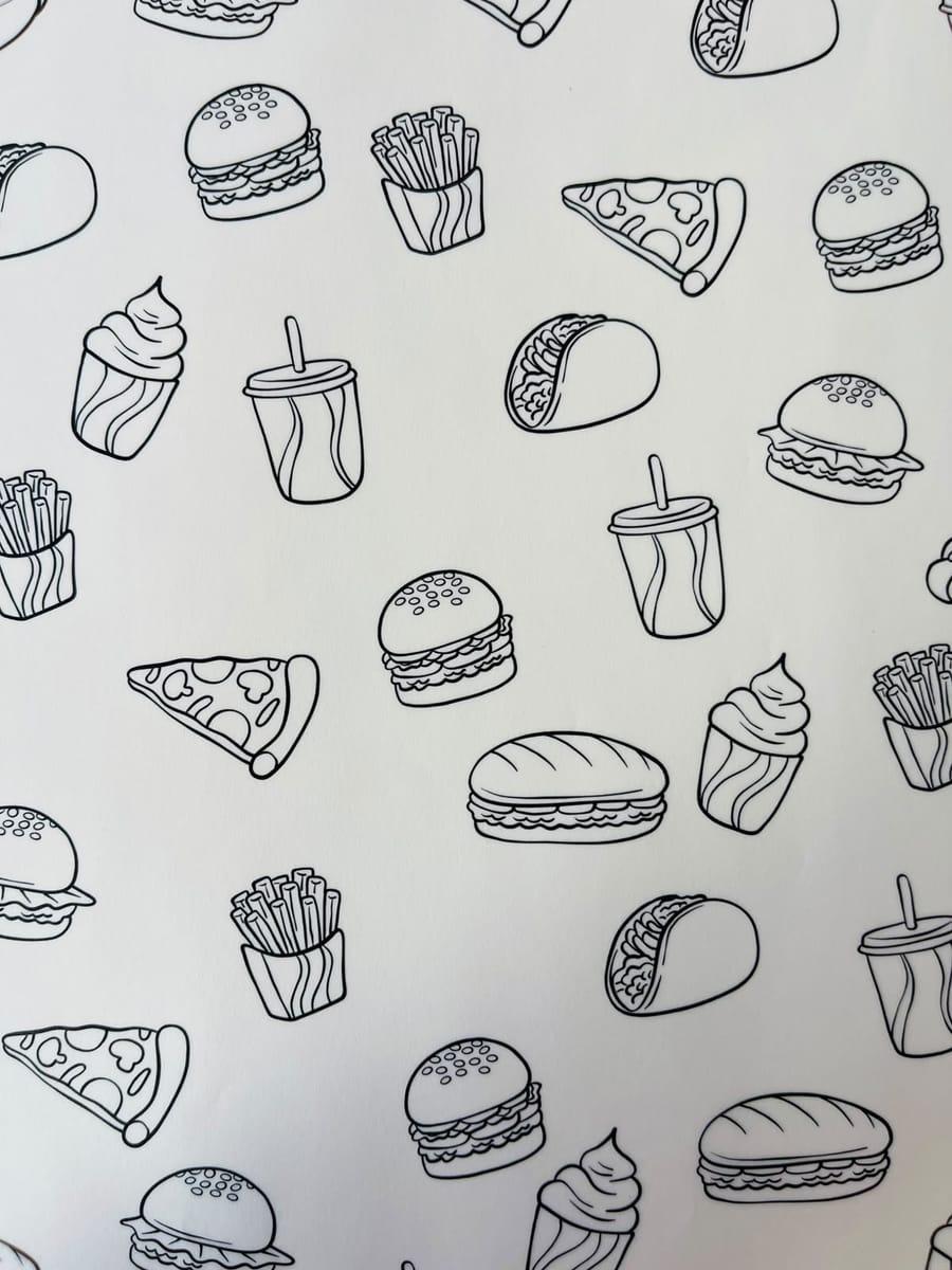 Papel mantequilla Comida rápida