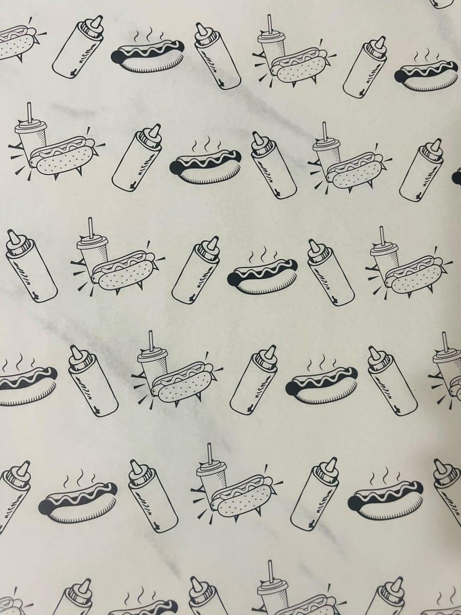 Papel mantequilla Hot dogs