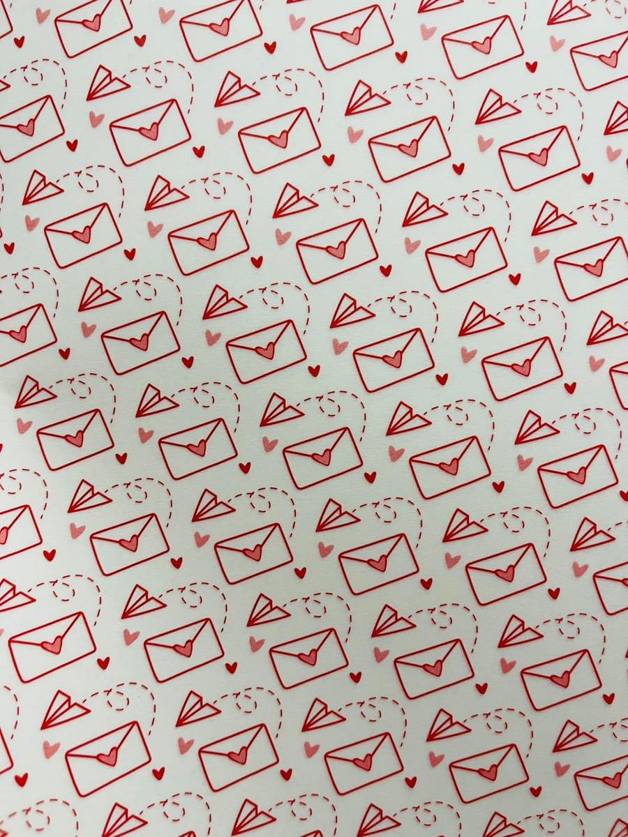 Papel mantequilla Cartas de amor