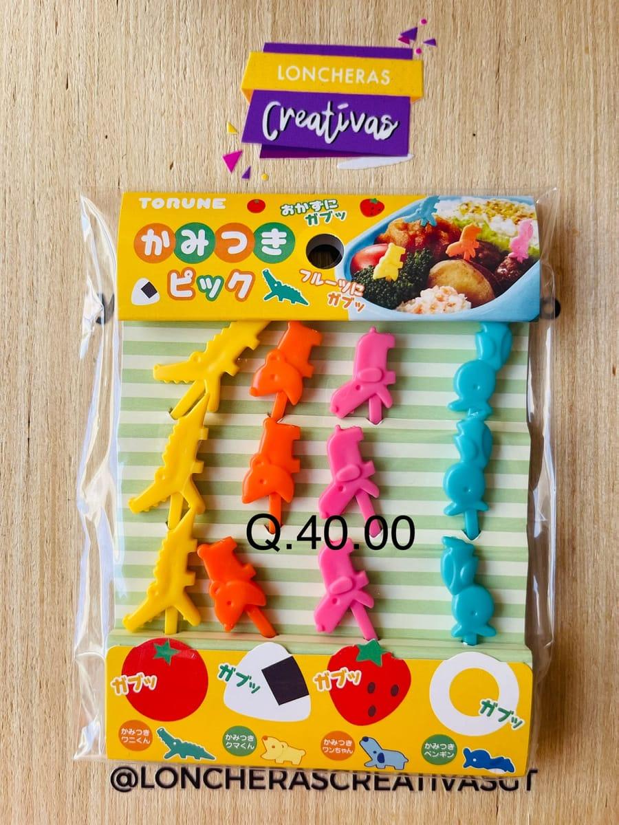 Picks tenedores de colores