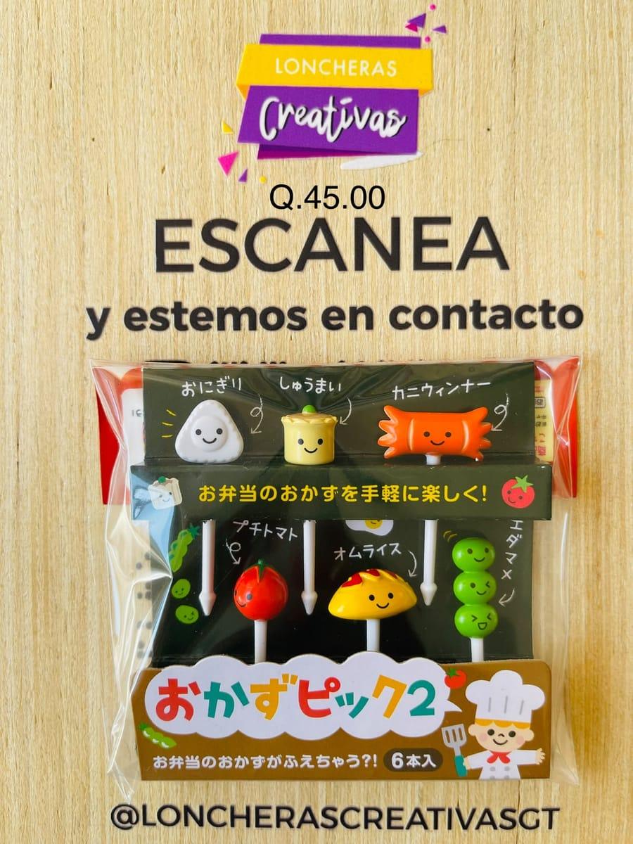 Picks de comida japonesa