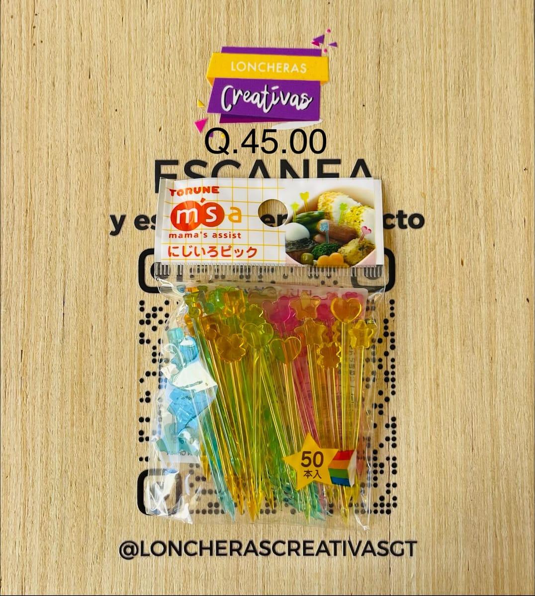 Picks tenedorcitos (50 piezas)