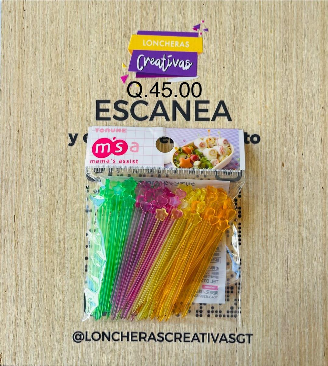 Picks palillos de colores