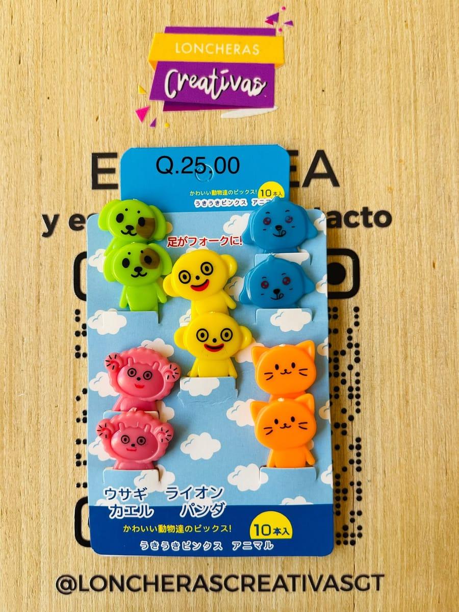 Picks de animalitos de colores
