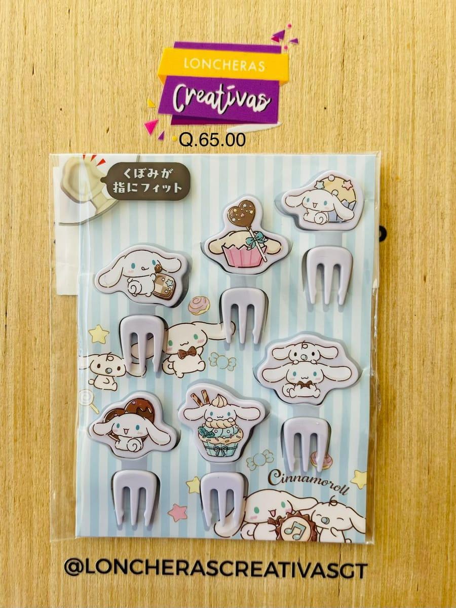 Picks tenedores de Cinnamoroll