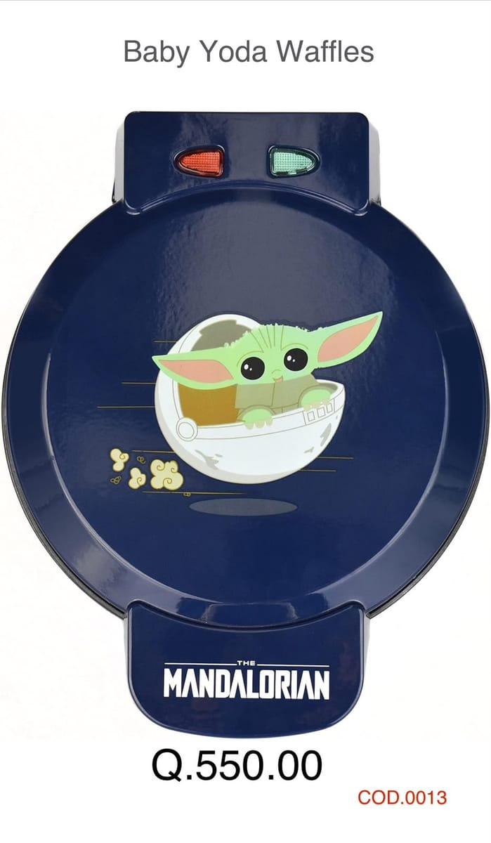 Mini waflera Baby Yoda